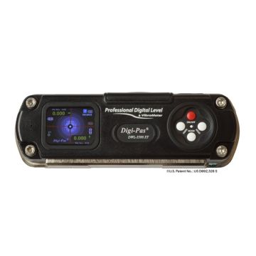Digi-Pas DWL3500XY-Bluetooth 2-Axis Digital Master Precision Level & Inclinometer with BLUETOOTH, 0.0002”/ft (0.02mm/M) 6 Inch