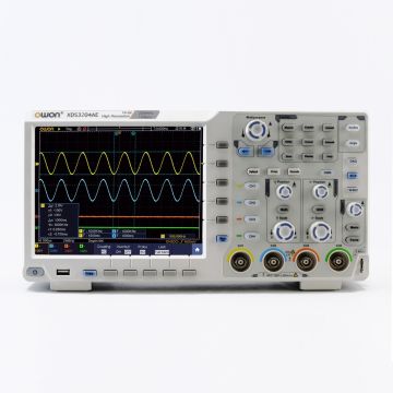 OWON XD3204AE 4CH 14bits ADC 200MHz 2.5Gs/s Touchscreen Digital Oscilloscope