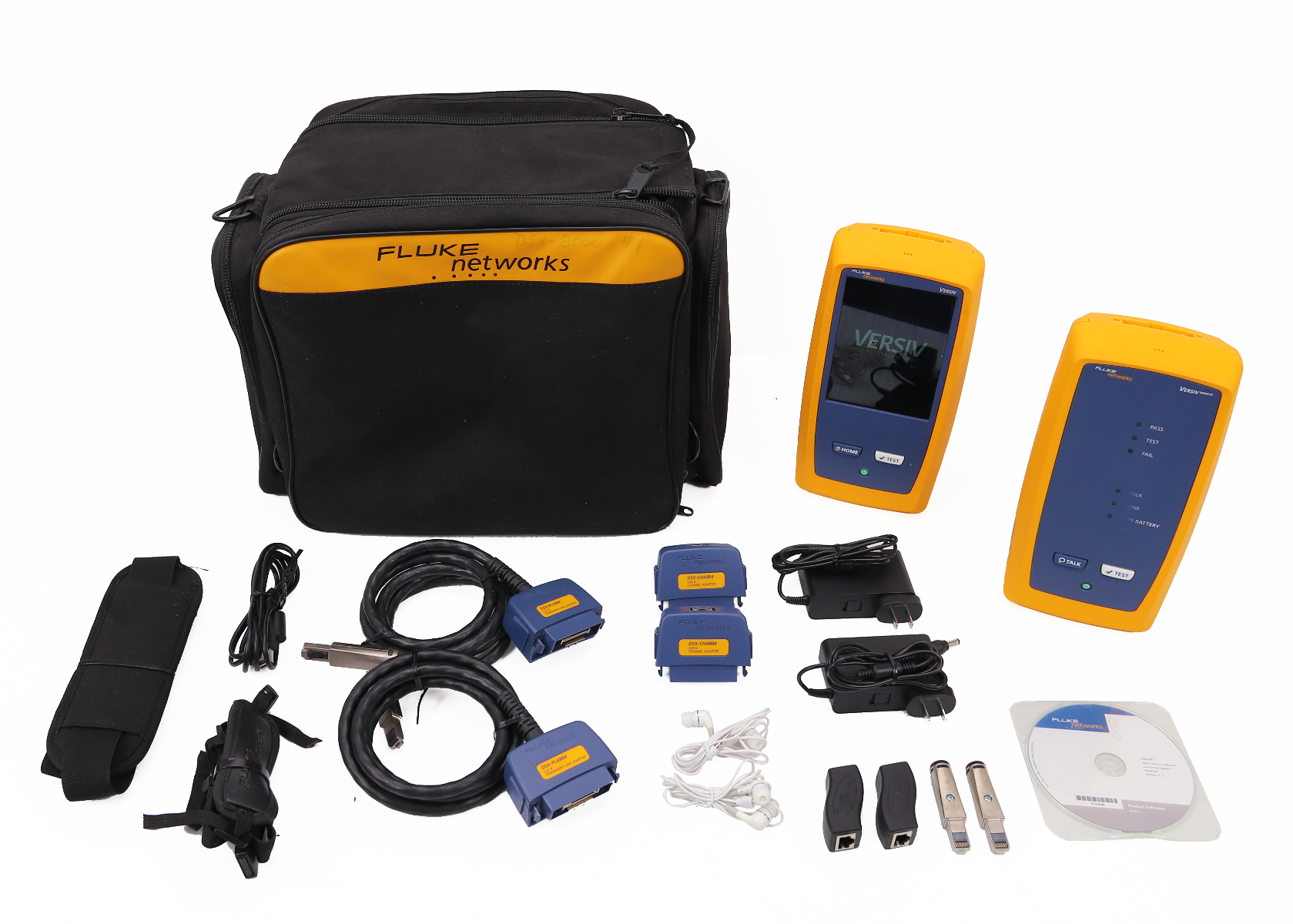 Fluke Networks DSX-8000-W Versiv Cat6a Cat8 LAN Cable Certifier