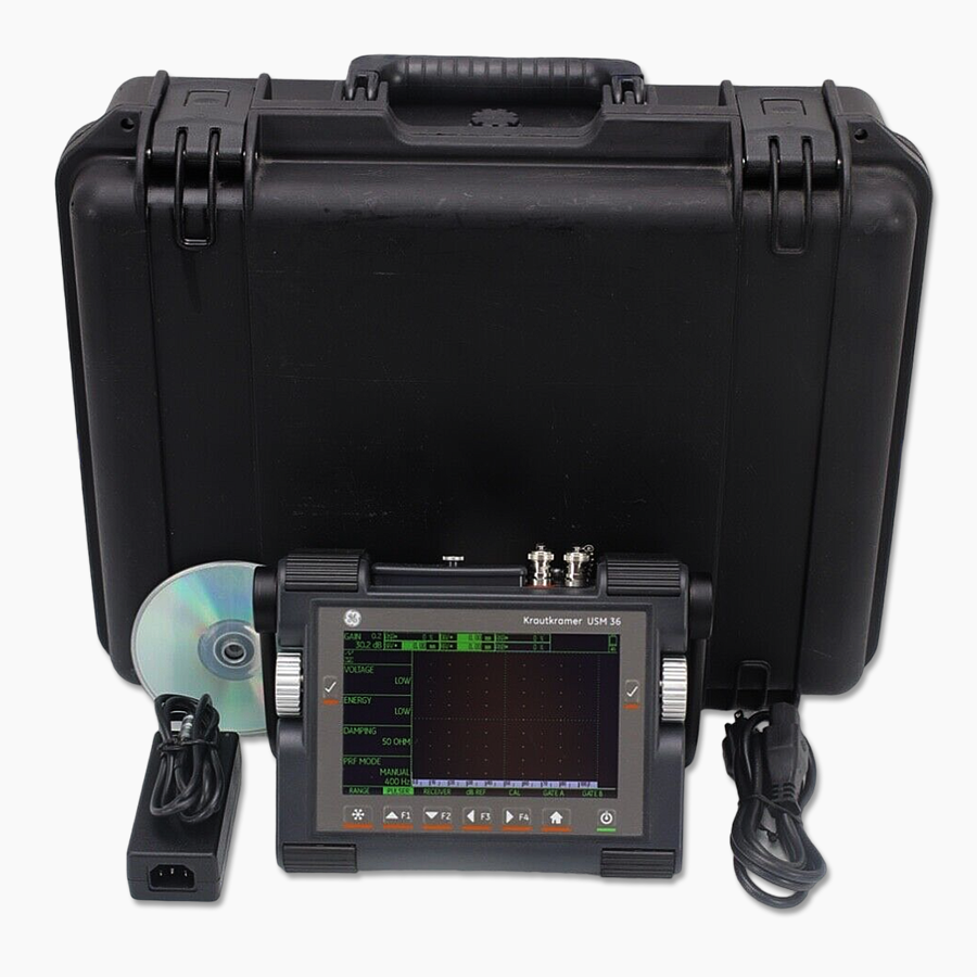 GE Waygate Krautkramer USM 36 Ultrasonic Flaw Detector w/ SWP, DAC, AWS, JIS, CN
