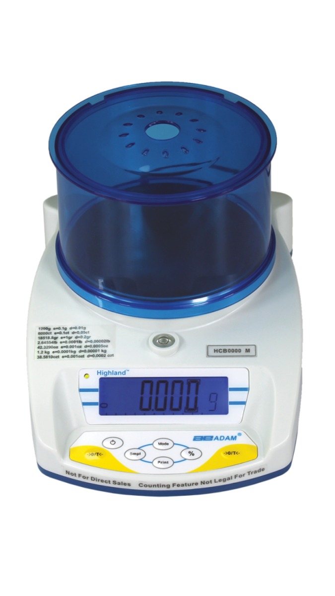 Adam Equipment HCB 103aM Highland Approved Portable Precision Balances