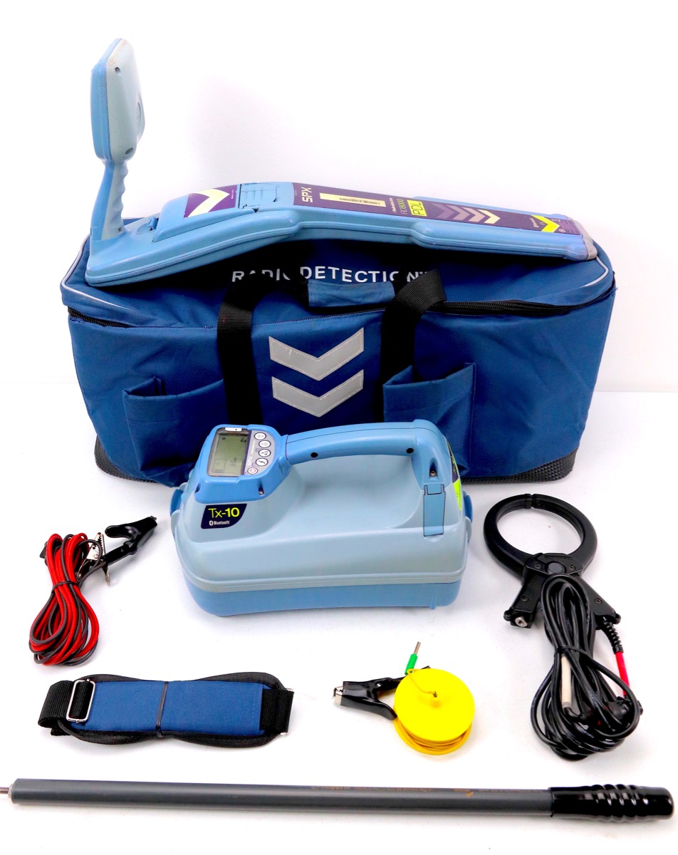 Radiodetection RD8100 PDL Cable and Pipe Locator W/ 10W Transmitter (Tx-10) & Clamp