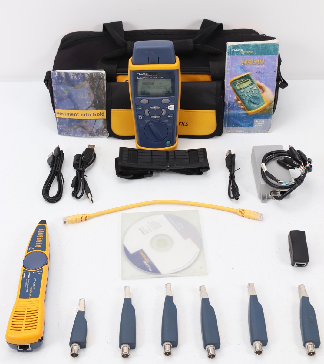 FLUKE NETWORKS Cable Tester Kit: CableIQ (TM) Qualification Tester
