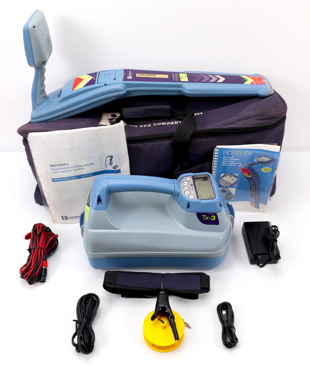 Radiodetection RD7000+ TL Cable and Pipe Locator W/ 3W Transmitter (Tx-3)