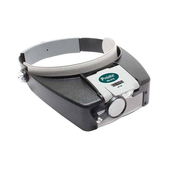 Eclipse Tools Pro'sKit Adjustable Magnification Headband/Visor Light