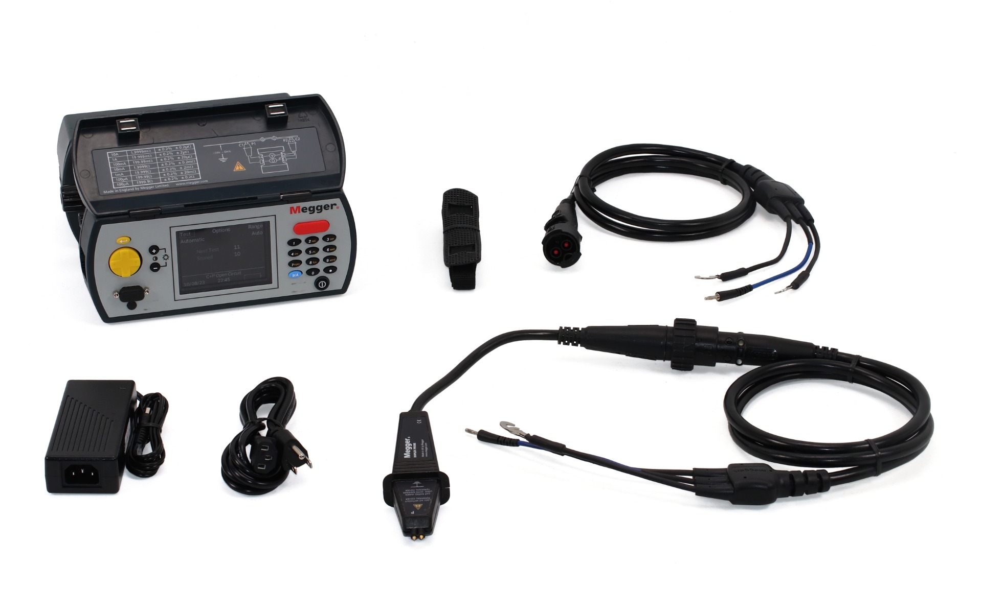 Megger DLRO10X Digital Low Resistance Ohmmeter, 10 Amp