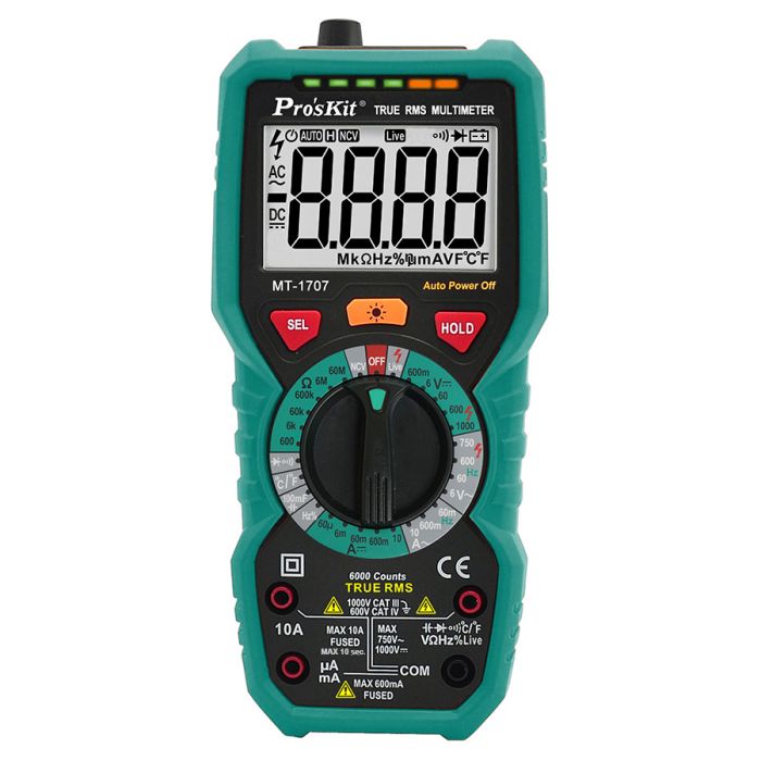 Eclipse Tools Pro'sKit 3-5/6 True-RMS Multimeter