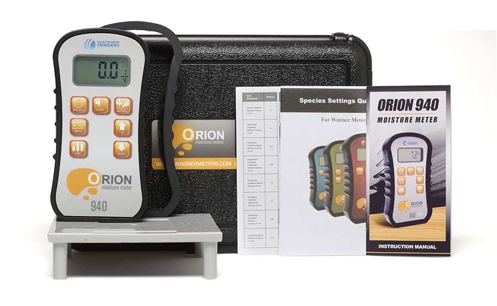 Wagner Meters Orion® 940 Data Collection Pinless Wood Moisture Meter Kit with Backlight