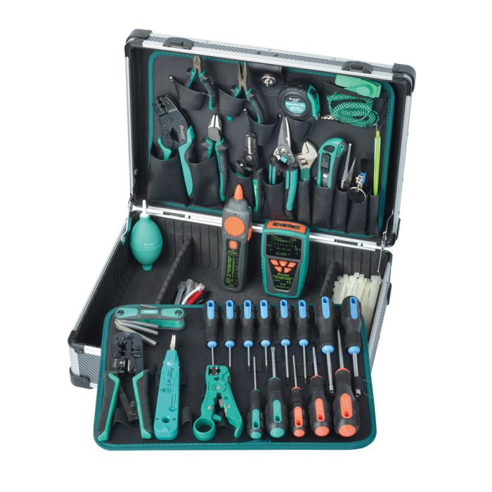 Eclipse Tools Pro'sKit Professional Telecom & Networking Tool Kit with PoE Tone and Probe