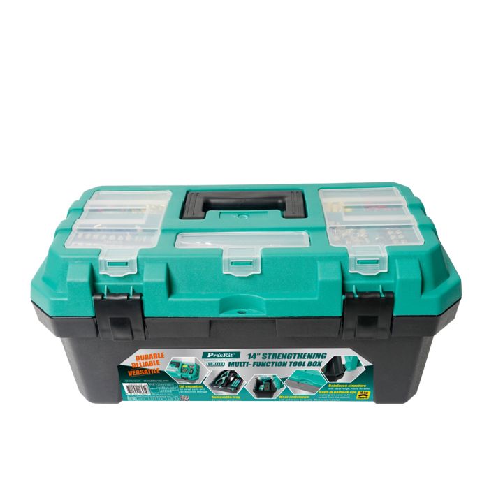Eclipse Tools Pro'sKit Multi-Function Tool Box with Removable Tray
