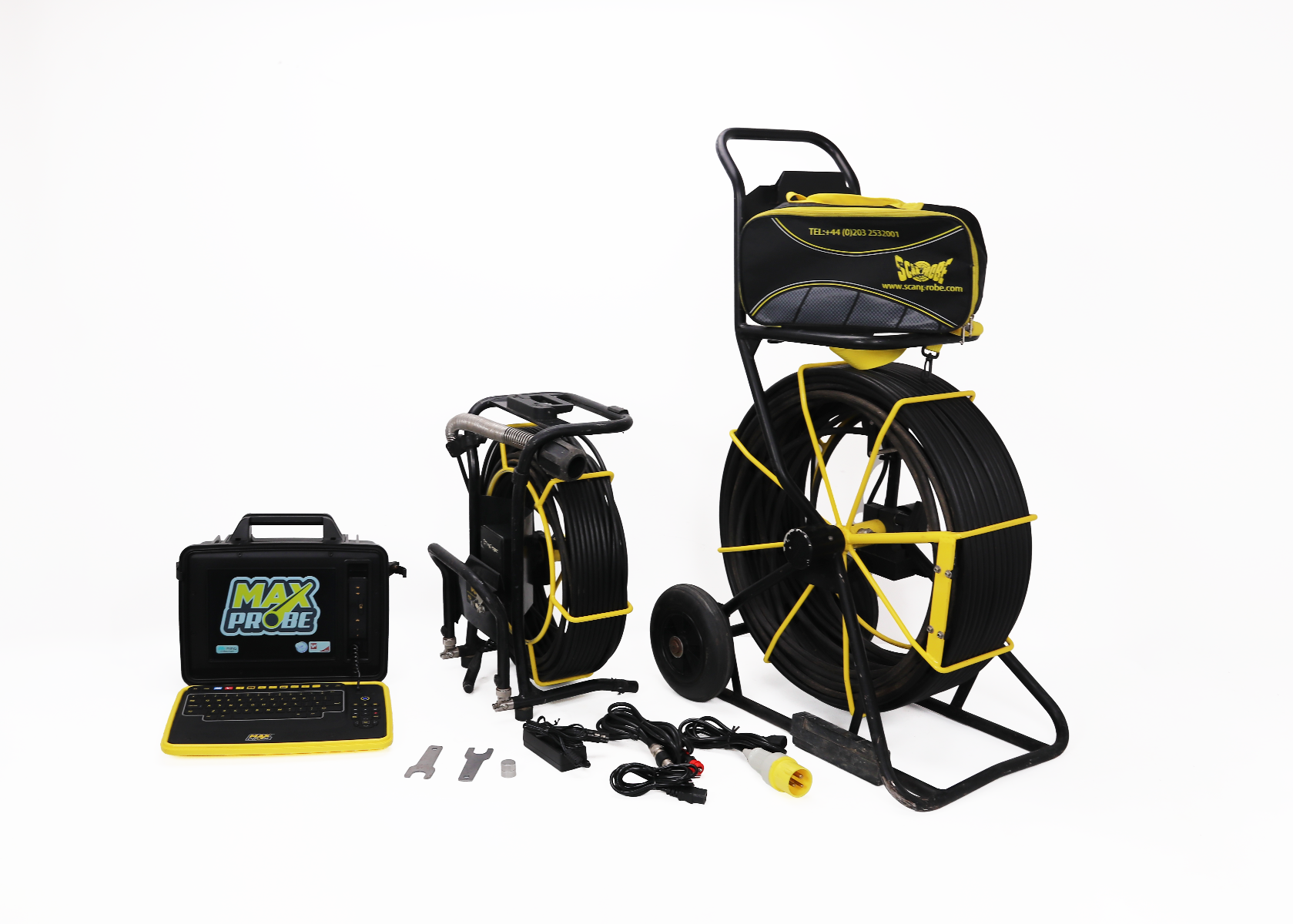 ScanProbe Maxprobe Pipeline Inspection System (197ft) with Trapjumper Rod (130ft)