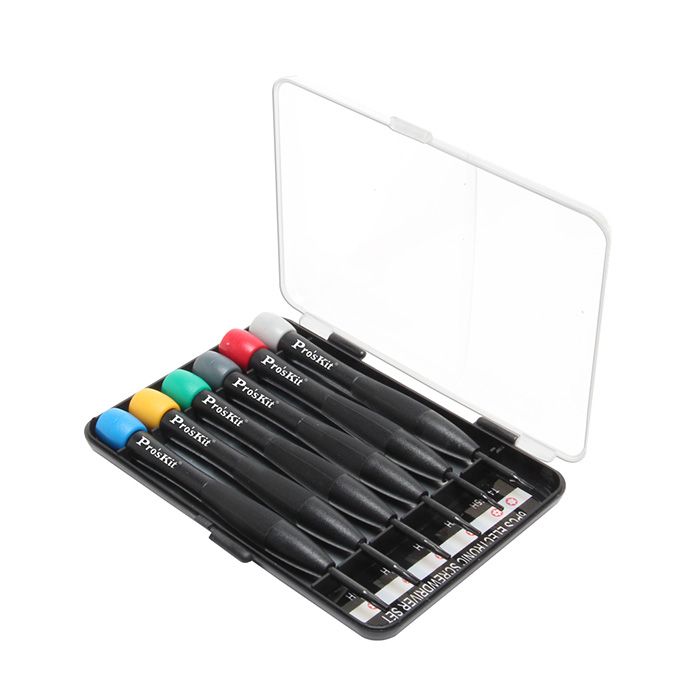 Eclipse Tools Pro'sKit 6 Piece Precision Star Tip Screwdriver Set