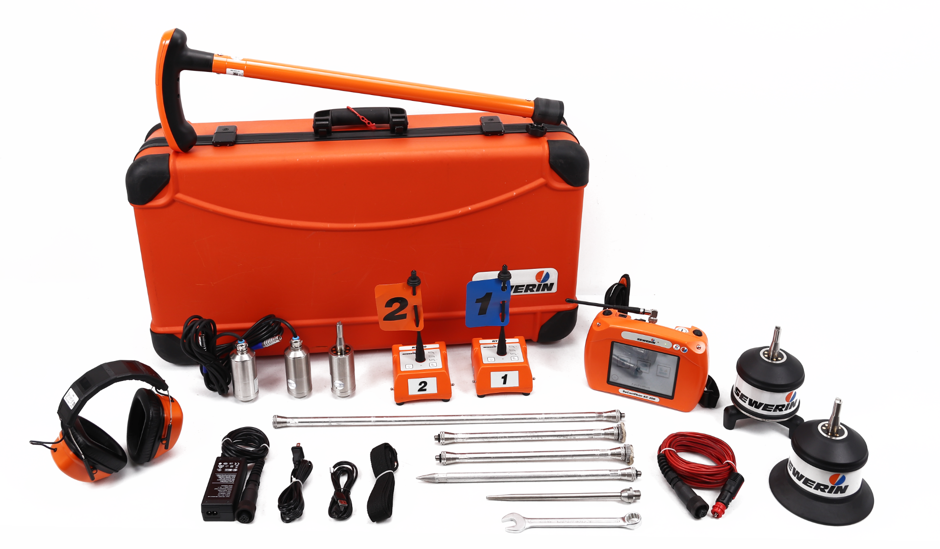 Sewerin SeCorrPhon AC 200 Correlator & Acoustic Water Leak Detector Kit