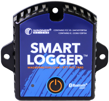 Wagner Meters Smart Logger™ | Bluetooth® Temperature & Humidity Data Logger (Pack of 5)