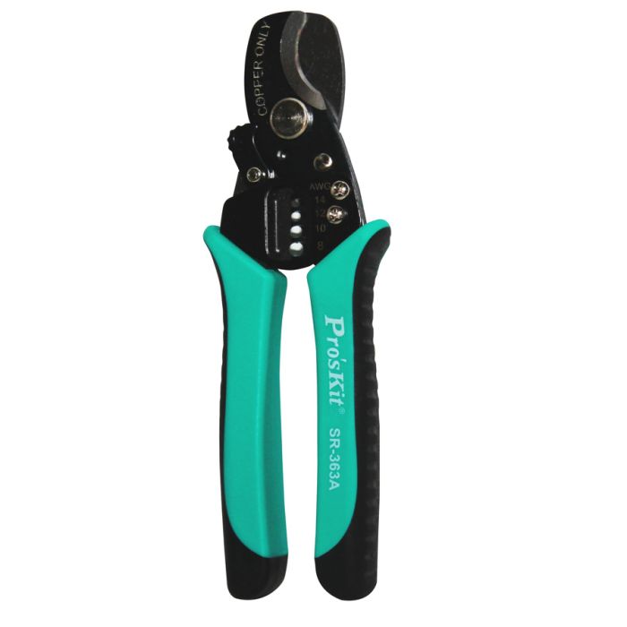 Eclipse Tools Pro'sKit 2-in-1 Round Cable Cutter/Stripper (AWG 14-8)