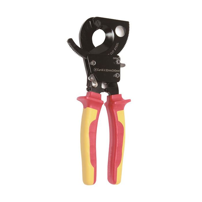 Eclipse Tools Pro'sKit VDE 1000V Insulated Ratchet Cable Cutter - 10" - 500MCM