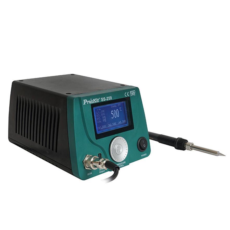 Eclipse Tools Pro'sKit LCD Smart Soldering Station - 90W