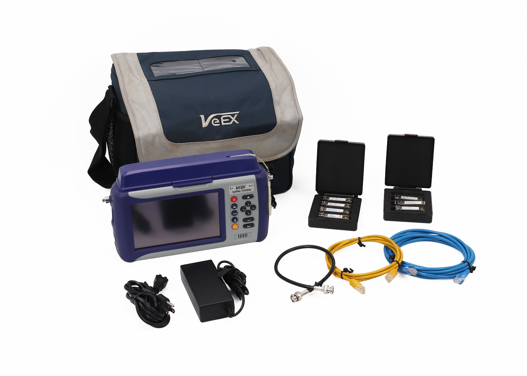 VeEx VEPAL TX320s TX300s SM The dual SFP+ interface for bi-directional Ethernet monitor OTDR 10 GE WAN/LAN